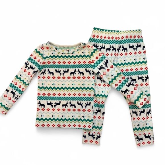 Cat & Jack Girls' 2-piece Christmas pajama set 3T - Picture 1 of 4